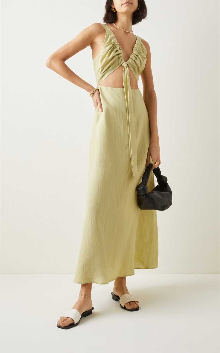 Tobago Organic Linen Maxi Dress | Moda Operandi (Global)