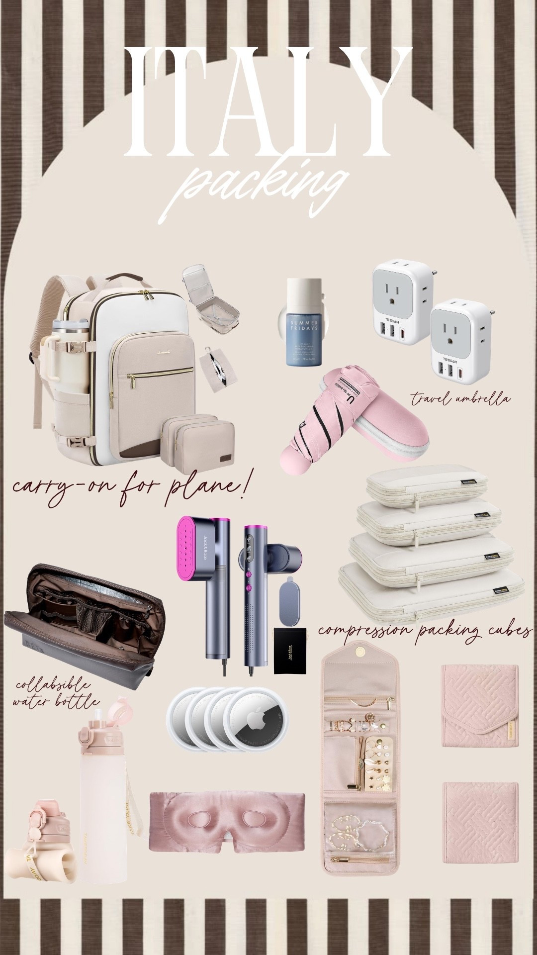 Packing essentials and organization for Europe! Headed to Italy!!

#LTKTravel