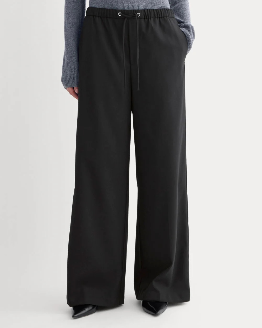 Pull-On Trouser in Tailor Twill | Black | Everlane