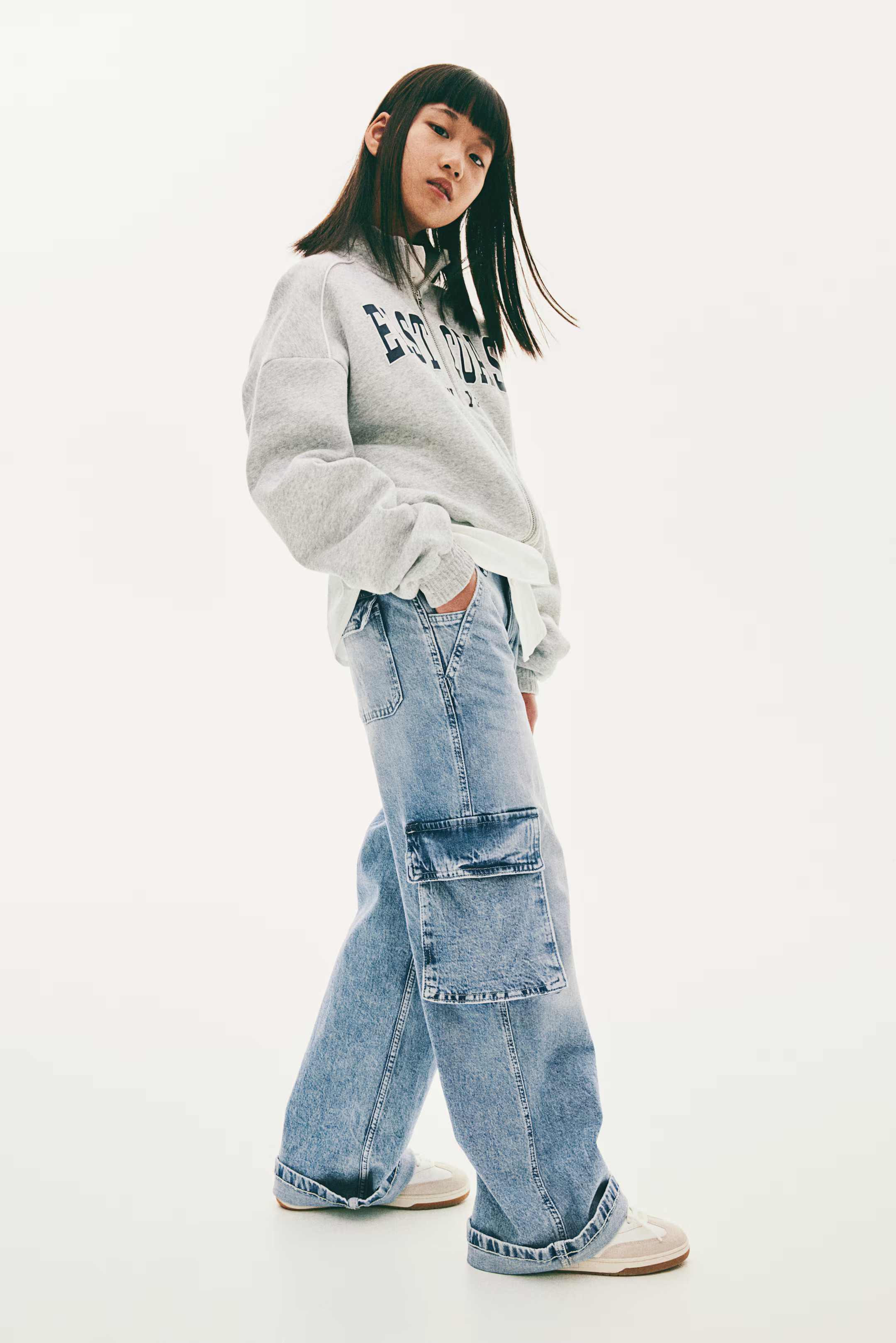 Denim Cargo Pants | H&M (US + CA)