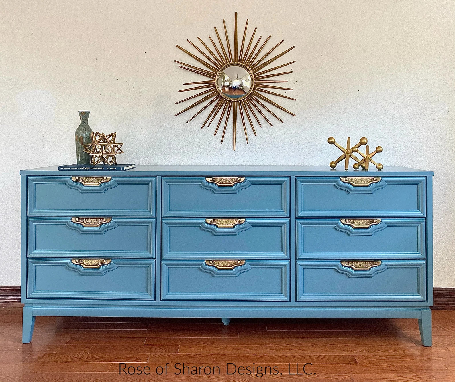 CUSTOMIZABLE DRESSER Stanley Hollywood Regency 9 Drawer Dresser/Credenza/Buffet | Etsy (US)