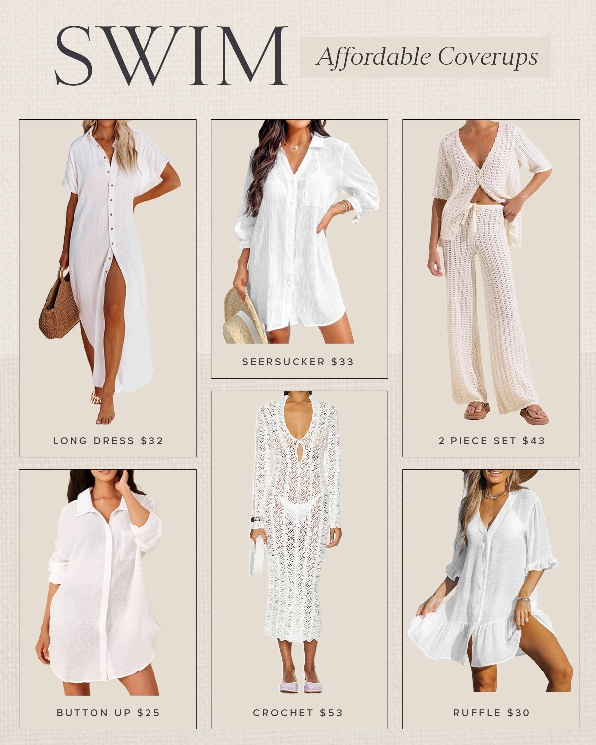 Swim coverups I love ☀️

Spring break
Vacation
Summer 
Amazon 

#LTKTravel #LTKFindsUnder50