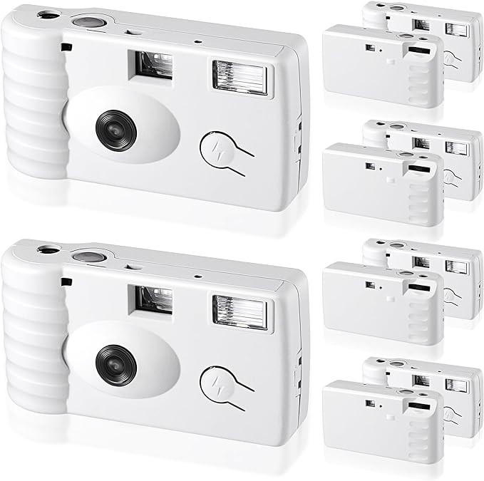 Treela 6 Pack of Disposable Camera for Wedding Bulk Bachelorette Single Use Flash 35mm 17 Film 20... | Amazon (US)