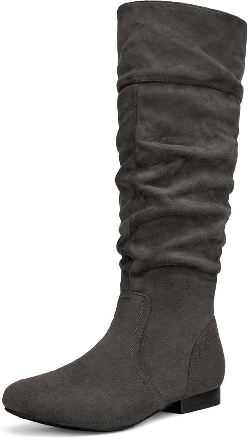DREAM PAIRS Women's Knee High Pull On Fall Weather Winter Boots | Amazon (US)