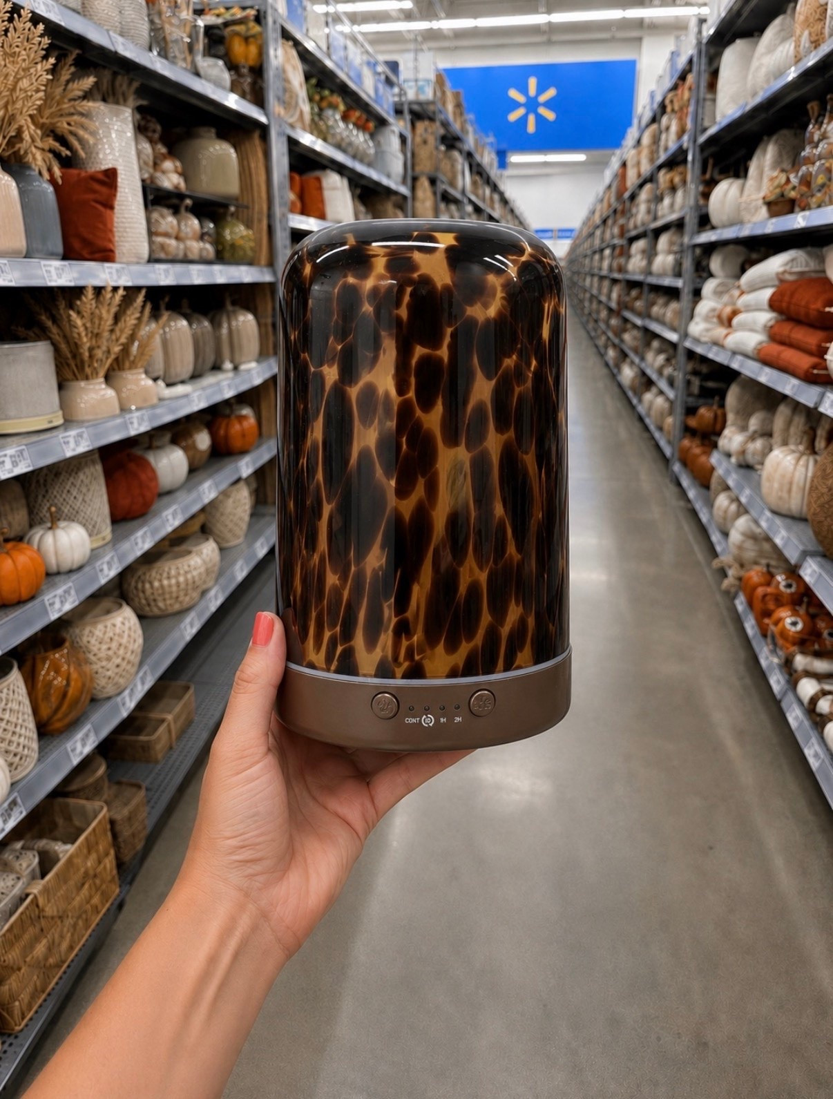 This Walmart diffuser in the dark tortoise color is the cutest little home find. It adds a warm touch to any space while also making your home smell good!

#LTKSeasonal #LTKHome #LTKdayinmylife