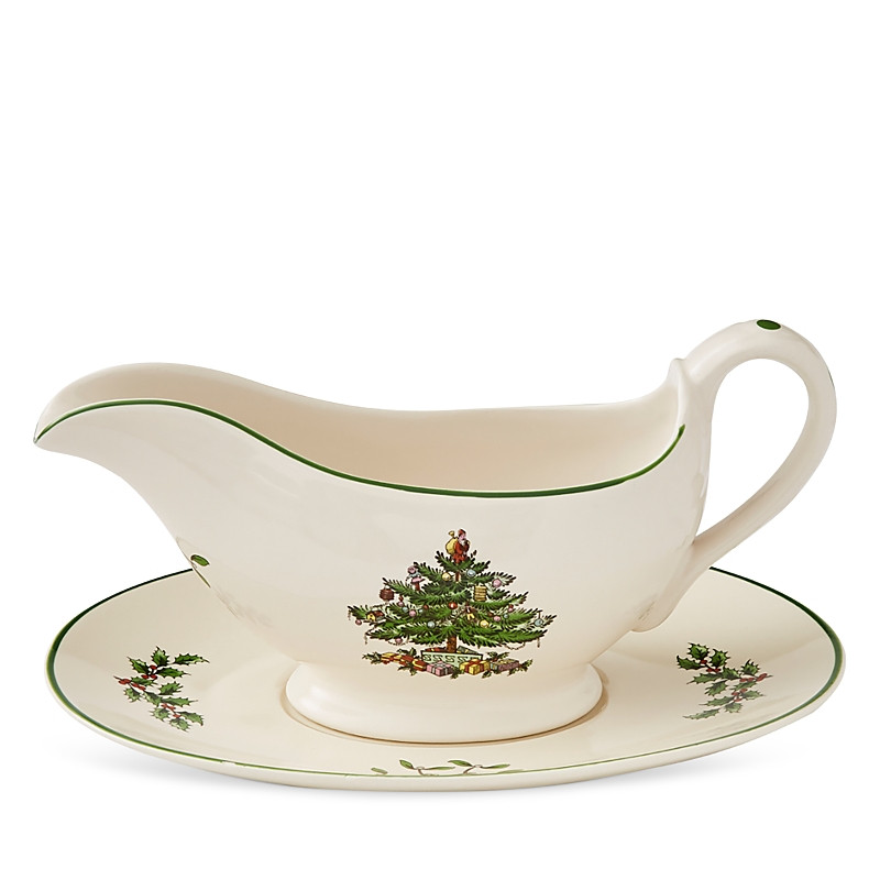 Spode Christmas Tree Gravy Boat and Stand | Bloomingdale's (US)