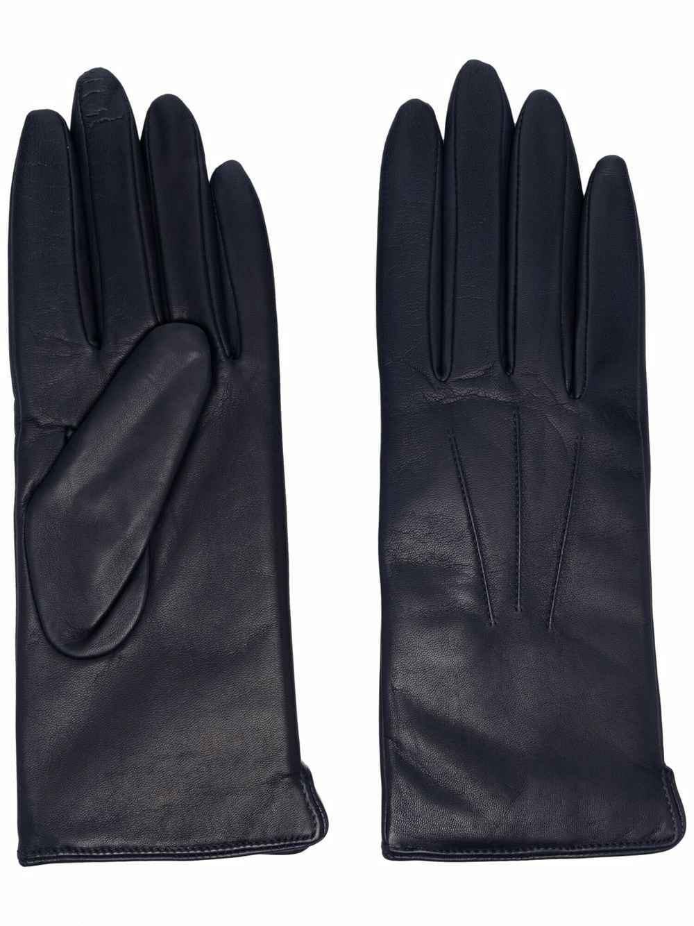 slim leather gloves | Farfetch Global