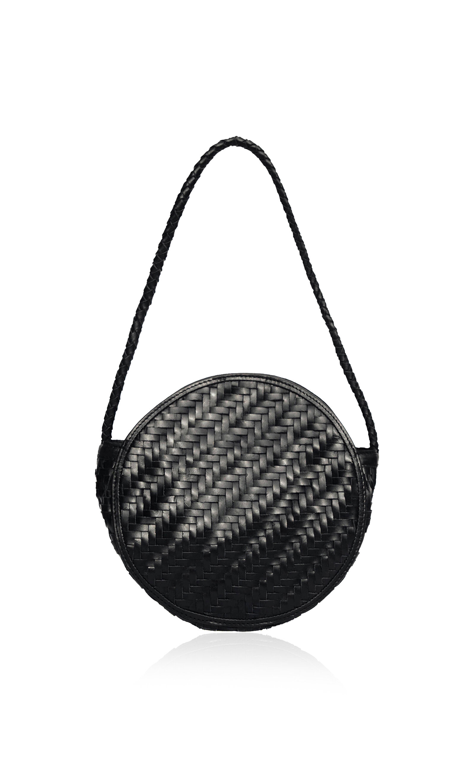 Audrey Woven Leather Shoulder Bag | Moda Operandi (Global)