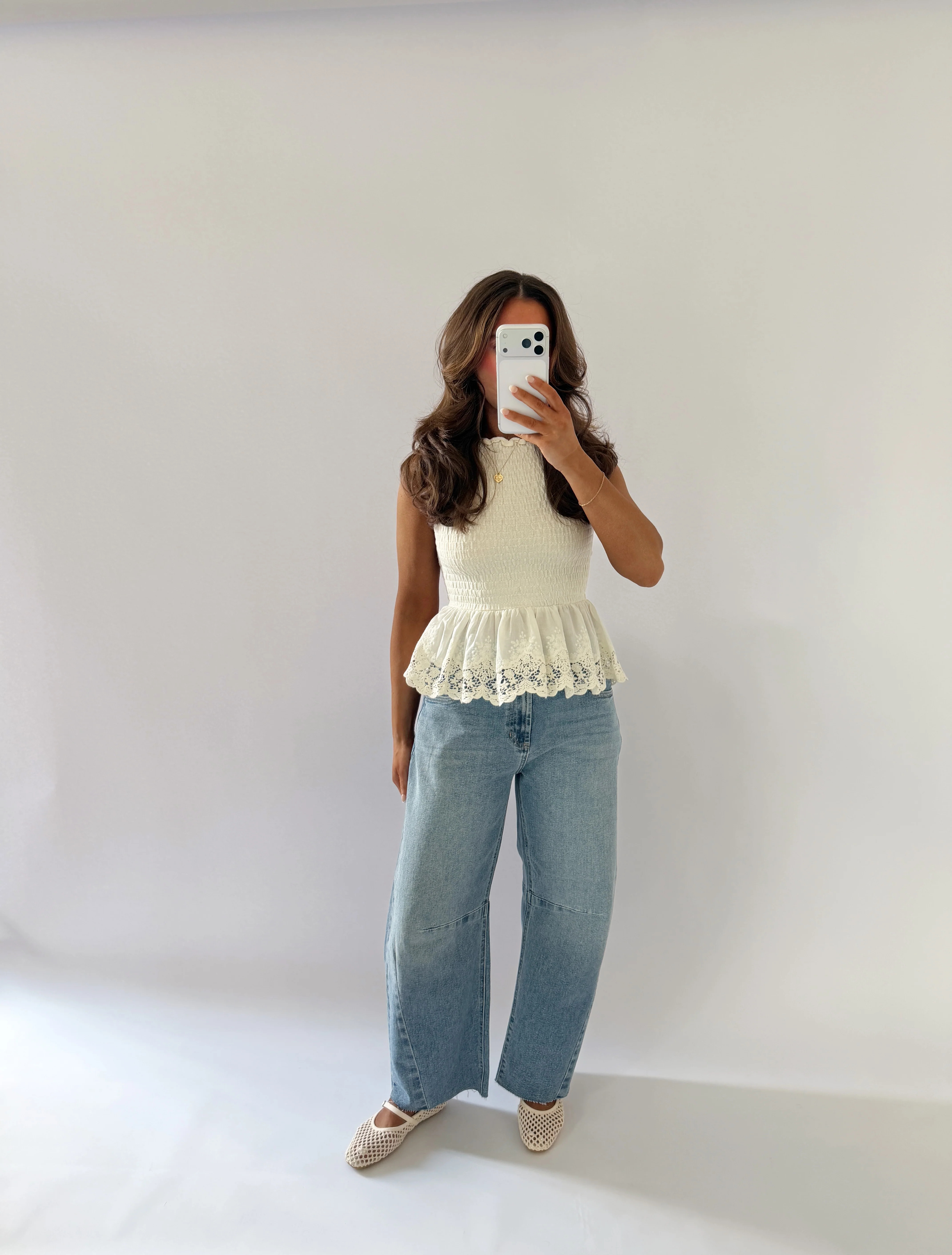 Soft Bloom Barrel Jeans (light) | Shop Your Darling Style