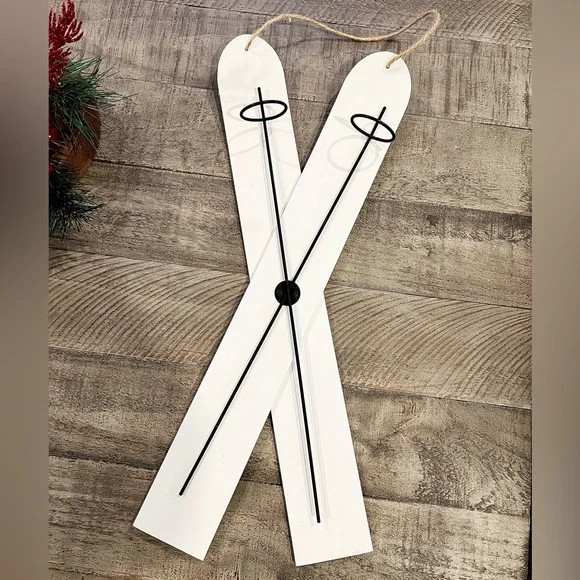 Target 🎯 Wooden Decorative Skis | Poshmark