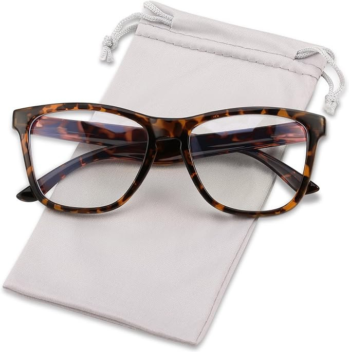 Retro Blue Light Blocking Glasses for Women Men Classic Style Computer TV Eyeglasses Anti Eyestra... | Amazon (US)