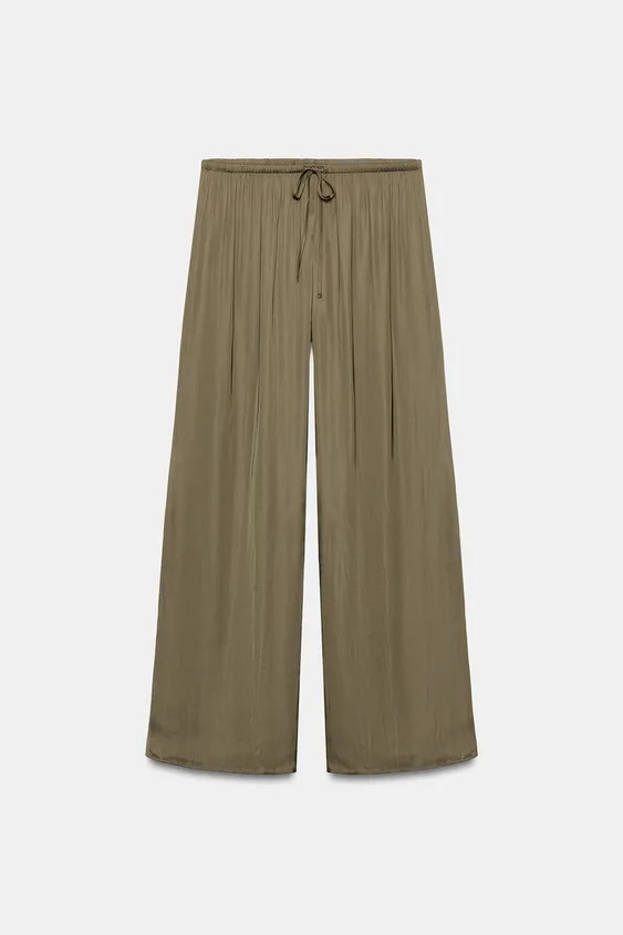 FLOWING PALAZZO TROUSERS | Zara UK