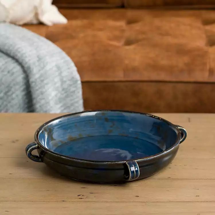 New! Denim Blue Ceramic Decorative Bowl | Kirkland's Home