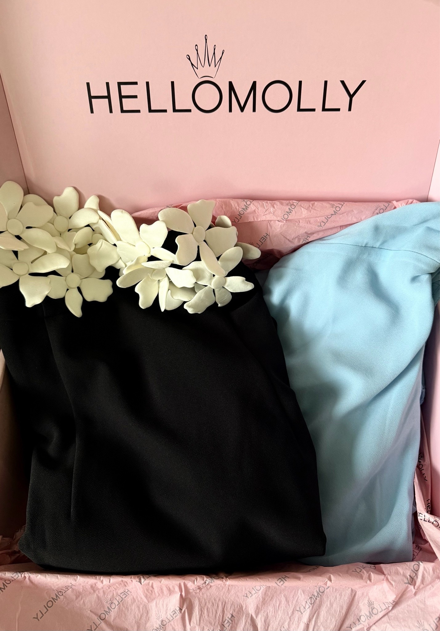 #ad  💕I just unboxed these two gorgeous wedding guest dresses from @hellomolly . Their wedding collection of bridesmaid dresses, little white dresses, and wedding guest dresses is one of my favorites for affordable formal wedding attire and wedding guest dresses under $150.  I love the floral dimensional details on the black strapless dress, and the light blue dress is the definition of ethereal. Both are perfect for bridesmaids or wedding guests. I’ve linked a few more of my favorites from Hello Molly here. Thanks to Hello Molly for allowing me to preview these dresses!

#LTKgrwm #LTKootd #LTKWedding