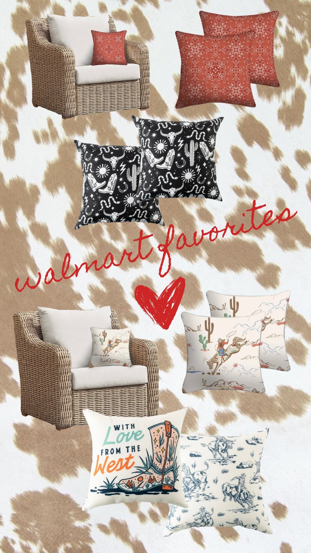 The cutest western patio pillows from Walmart! #walmart #patio #westernfinds

#LTKFindsUnder50 #LTKHome #LTKSeasonal