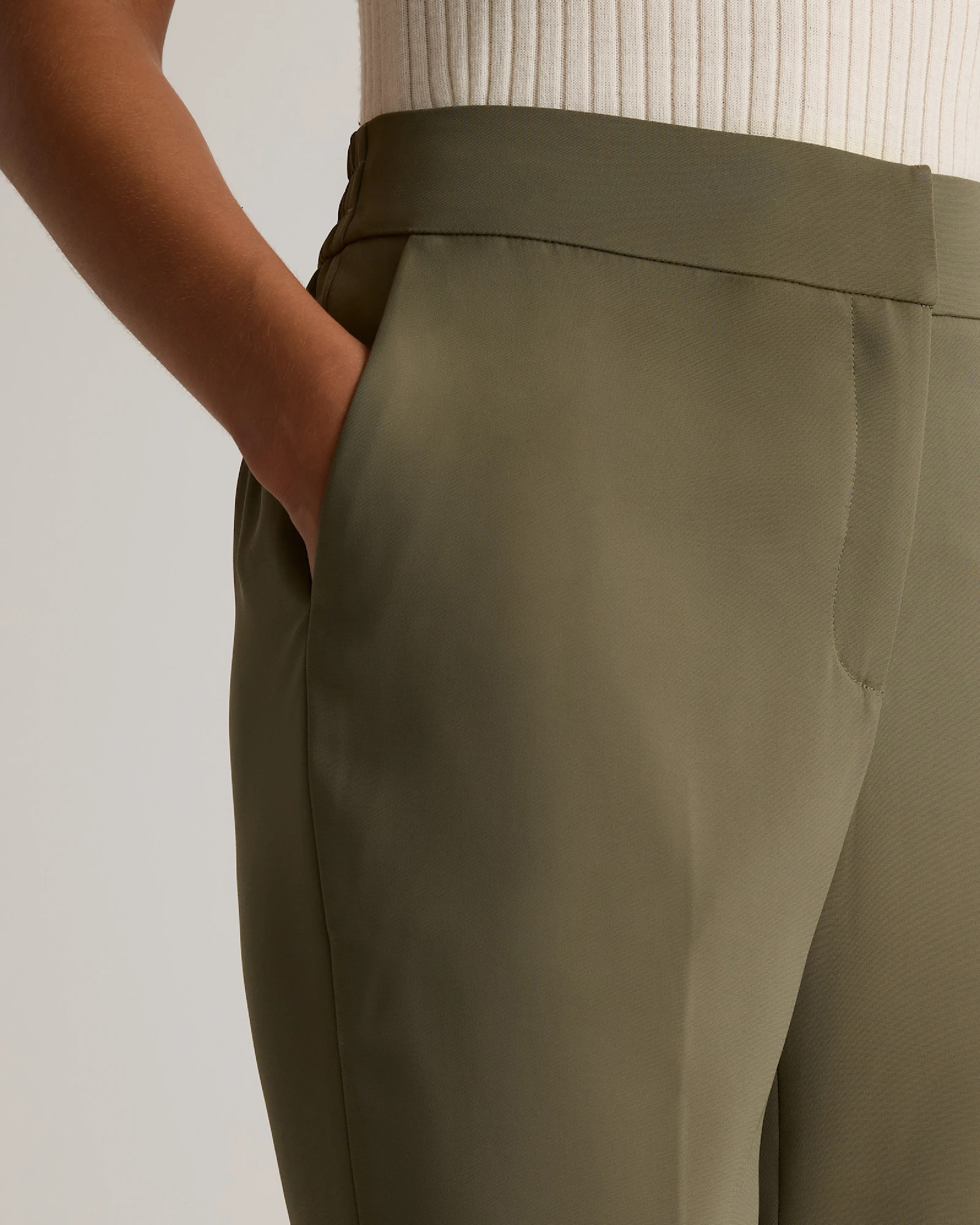 Stretch Crepe Ankle Pants | Quince
