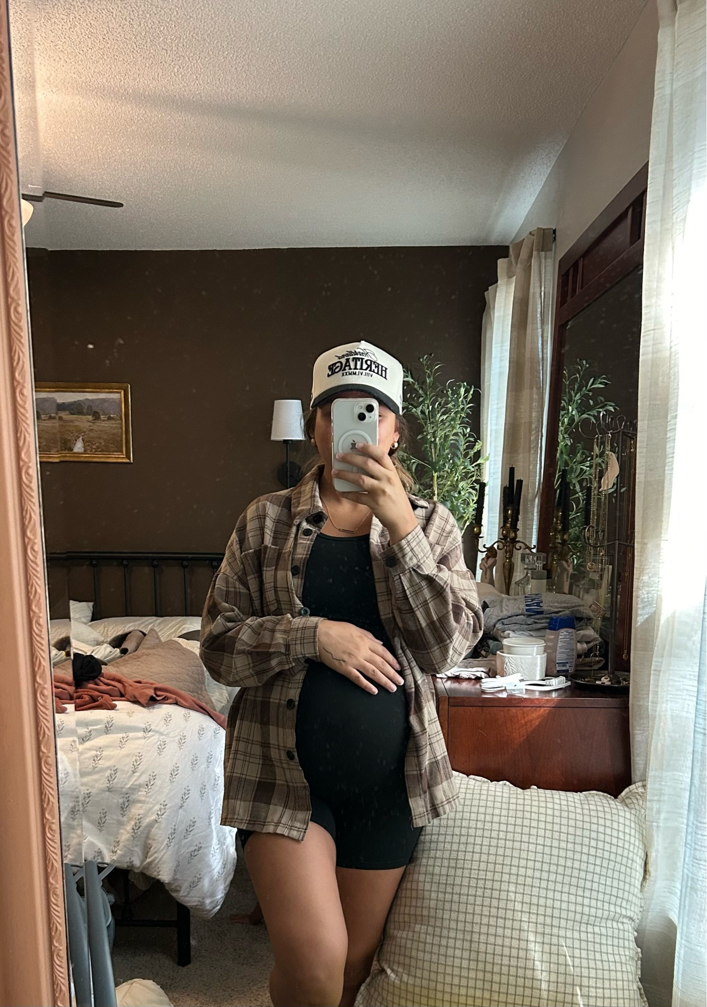 Flannel: Small 
Romper: Small 
🍂 

#LTKHoliday #LTKBump #LTKSeasonal