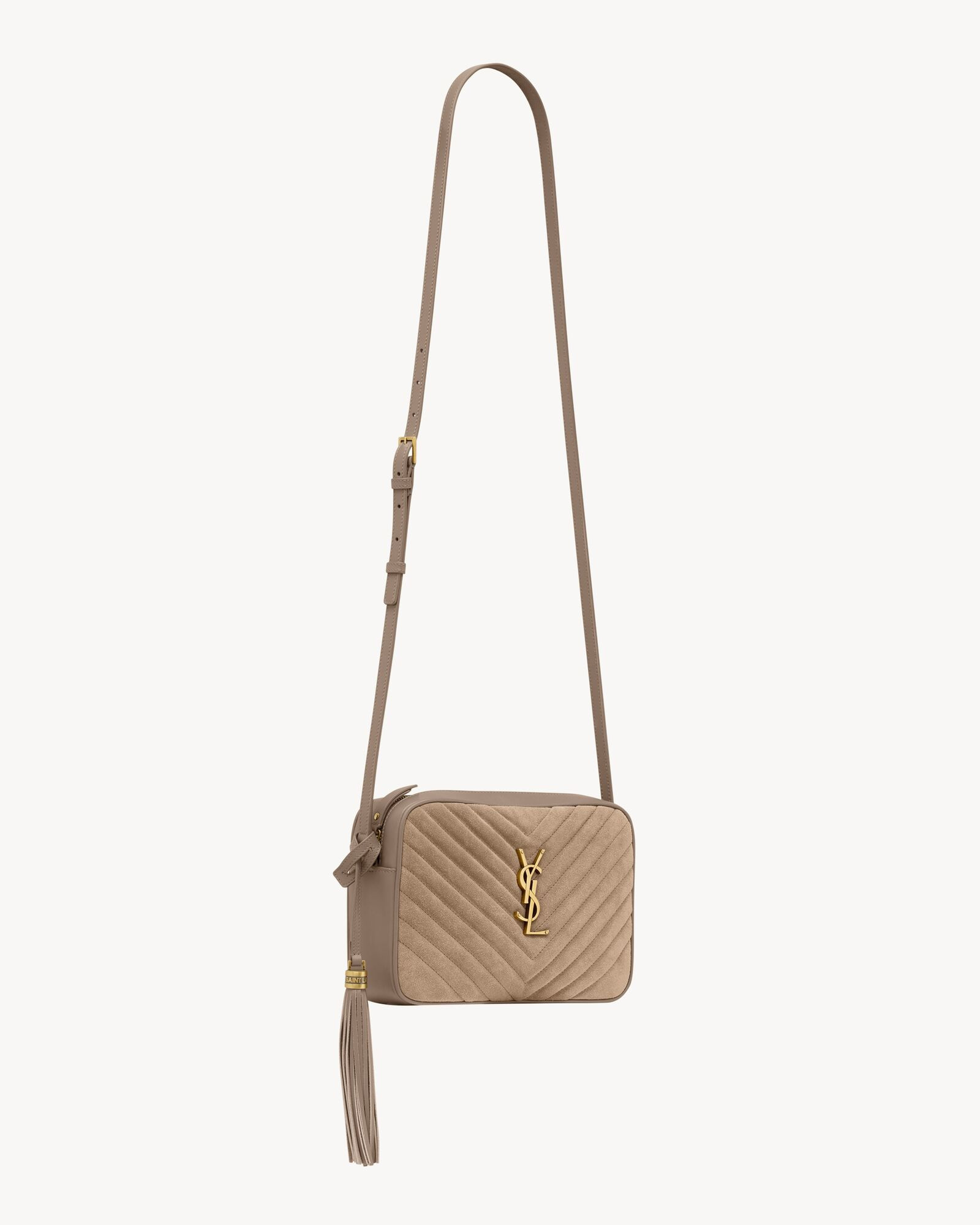 lou camera bag in quilted suede | Saint Laurent Inc. (Global)