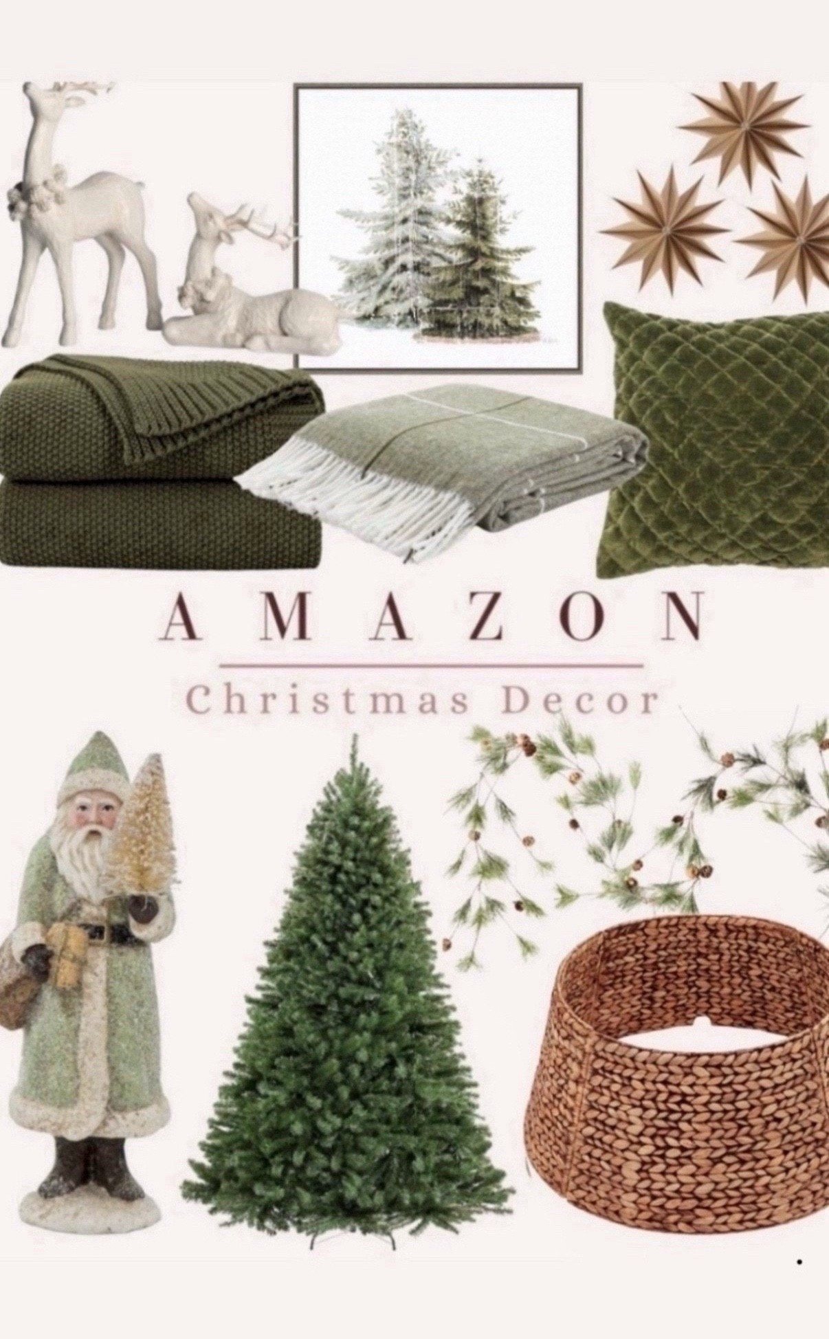 Christmas decor that reminds me if Ralph Lauren.  Luxe vibes for less #LTKhome 

#LTKHoliday #LTKSeasonal