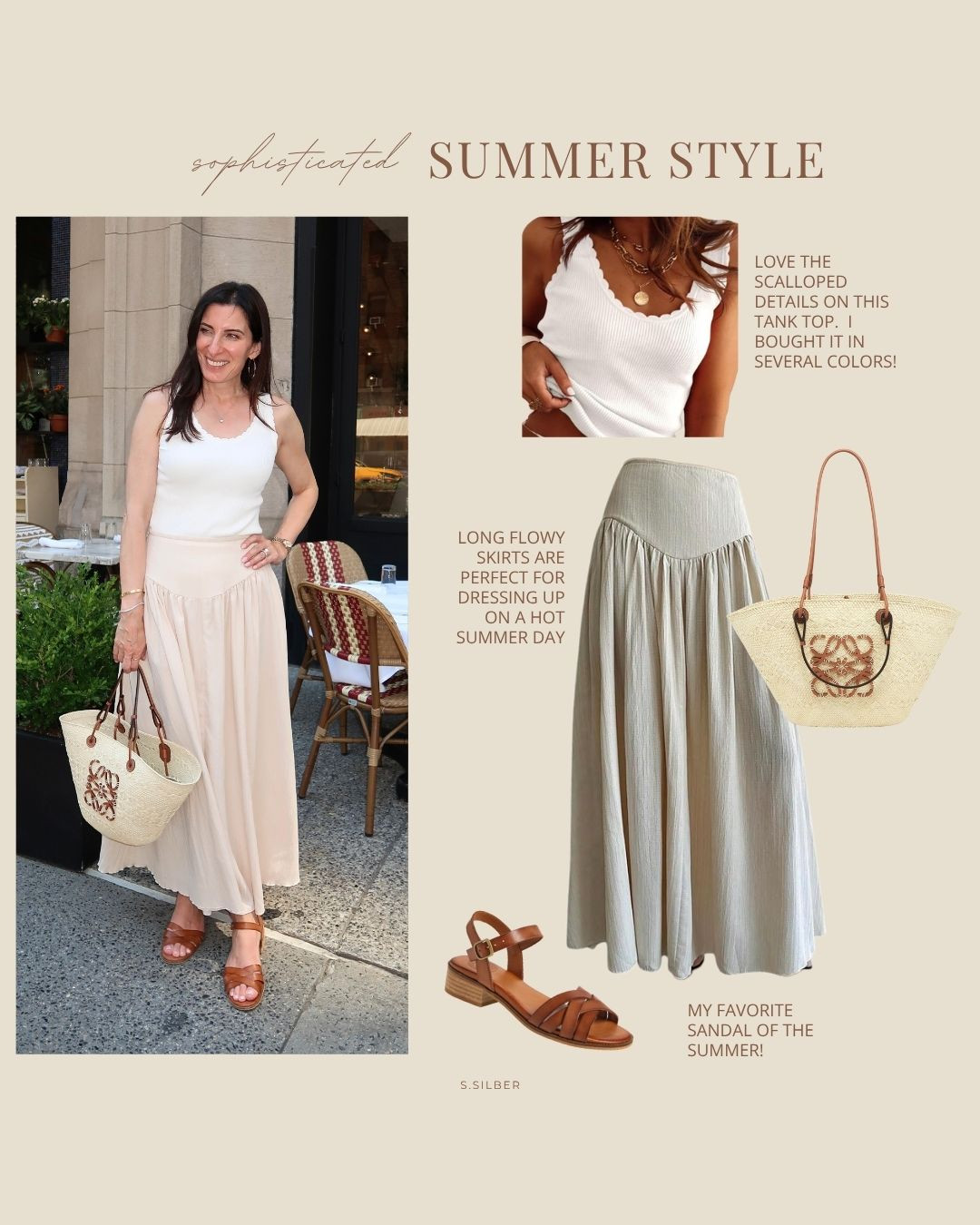 Affordable pieces that will give you that breezy summer style!

Amazon, Amazon Prime Day, straw tote bag, sandals, European summer, travel, vacation, what to wear, Nordstrom Anniversary Sale, NSALE, Loewe tank top, long skirt, neutral colors, Stefana Silber 

 #LTKSeasonal #LTKFindsUnder50 #LTKFindsUnder100