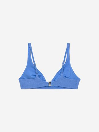 Textured Bikini Top – Blue – Women – ARKET GB | Arket UK
