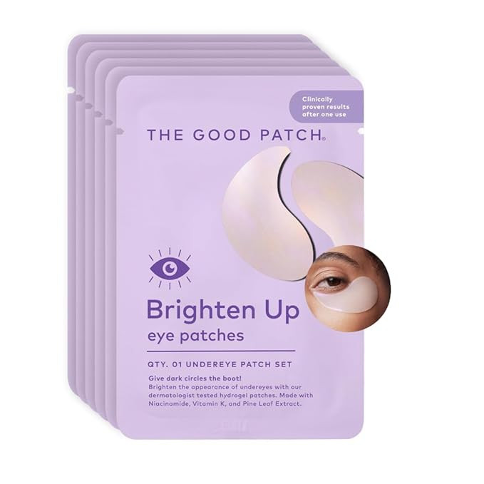 The Good Patch Brighten Up Hydrogel Under Eye Patches for Dark Circles and Puffy Eyes, Made with ... | Amazon (US)