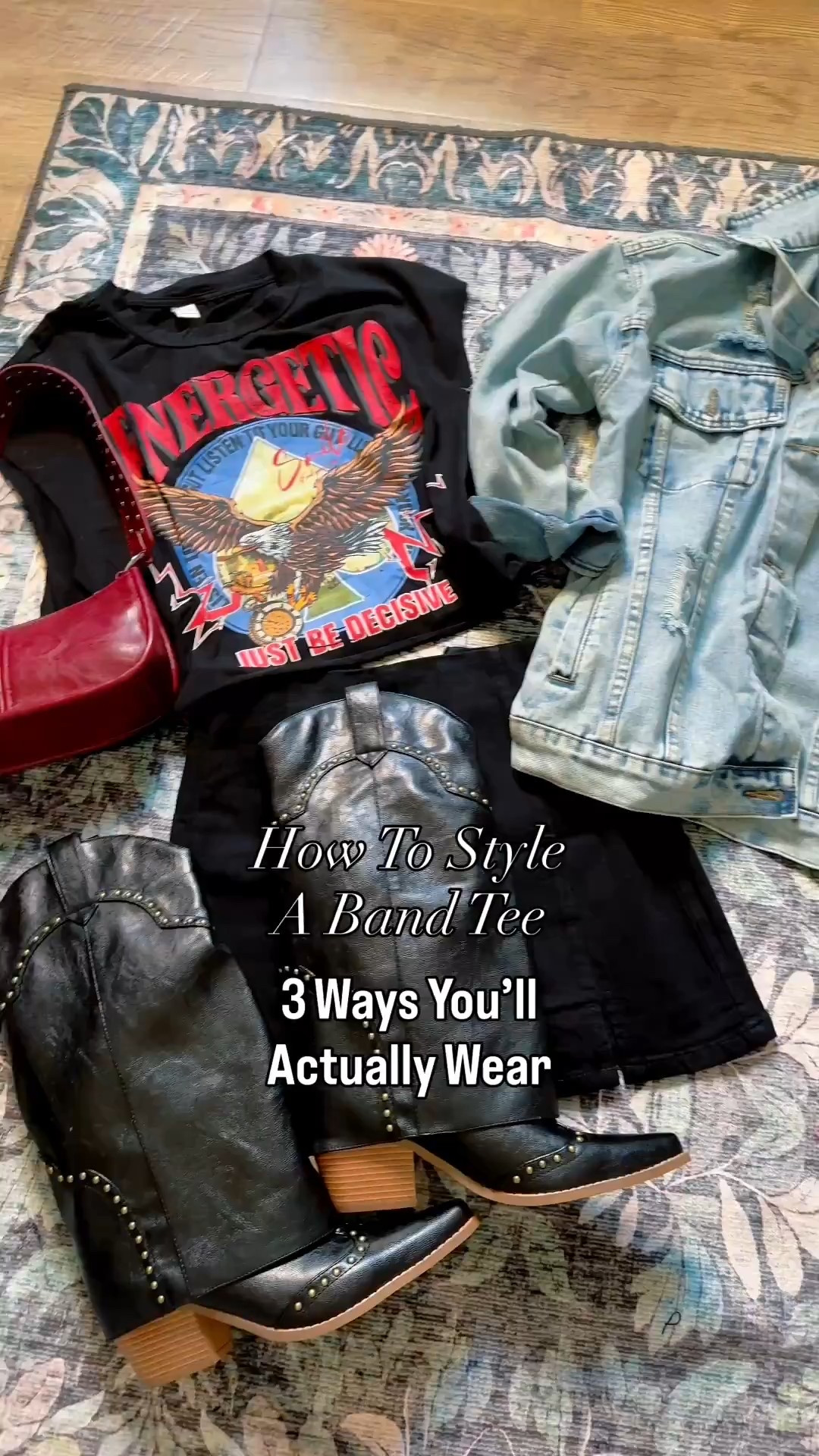 One graphic tee, three totally different looks 🙌
This is why I love a good statement tee, you can dress it up, down, edgy or chic. From rocker vibes to boho to elevated street style, this tee does it all. Everything is linked and easy to recreate 🔗

Comment your favorite look 👇
💗 Save this for outfit inspo

#GraphicTeeStyle #StyleItThreeWays #OutfitInspo #AmazonFashion #LTKStyle #EverydayStyle #RockerChic #BohoStyle #StreetStyleLooks #AffordableFashion #ClosetStaples #HowToStyle


#LTKgrwm #LTKFindsUnder50 #LTKOver40