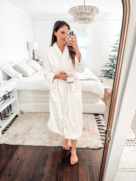 Mom wants a plush robe. Just sayin’ 🥰 This @somaintimates robe is the perfect gift to give (also to buy yourself 😉) The softest, plushest fabric I’ve ever felt definitely helps get me out of bed in the morning. Comes in gray as well and is under $70! #plushrobe #somapartner 

#LTKCyberWeek