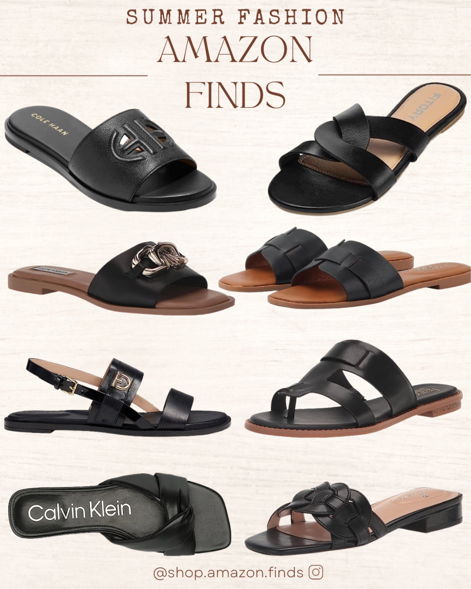 Black flat sandals for the summer, all from Amazon!

#LTKshoecrush #LTKstyletip #LTKSeasonal