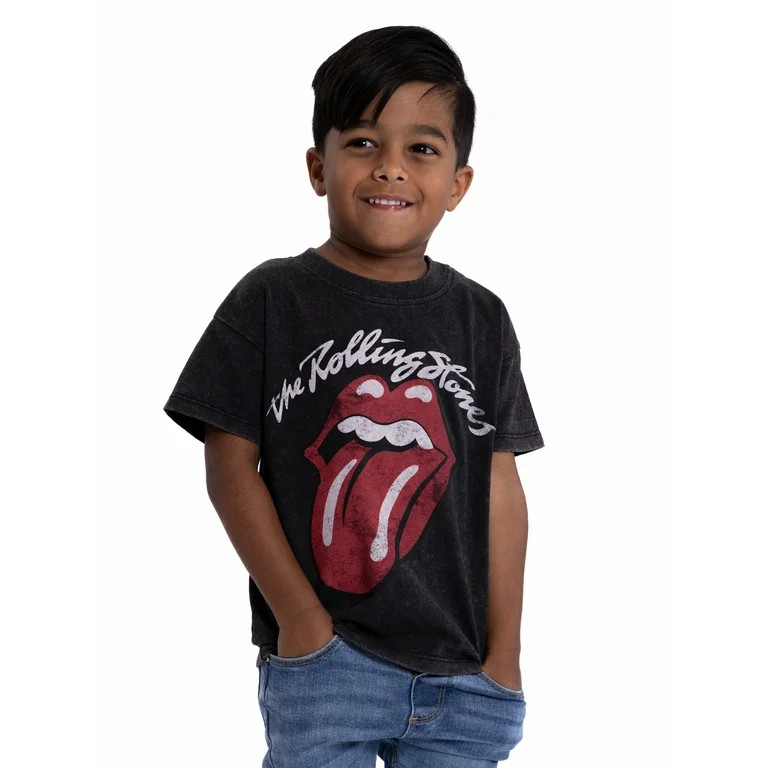 The Rolling Stones Toddler Boys or Girls Short Sleeve Crewneck T-Shirt, Sizes 12M-5T | Walmart (US)