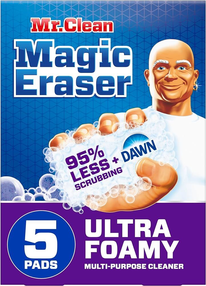 Mr. Clean Magic Eraser Ultra Foamy Multi Purpose Cleaner, Foaming Magic Eraser Sponge Multi Surfa... | Amazon (US)