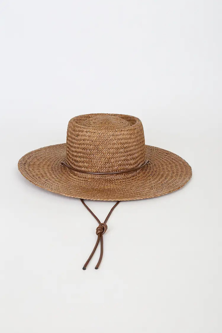 The Vienna Beige Straw Boater Hat | Lulus (US)