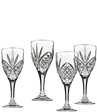 Godinger Dublin Crystal Goblet Glasses Set of 4 | Dillard's