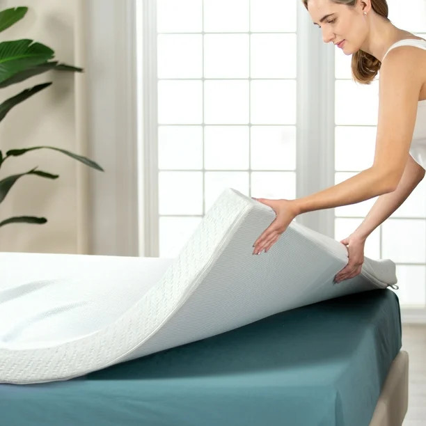 Spa Sensations by Zinus 2" Ultra Cooling Gel Memory Foam Mattress Topper with Cooling Cover, Full | Walmart (US)