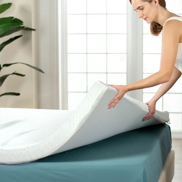 Spa Sensations by Zinus 2" Ultra Cooling Gel Memory Foam Mattress Topper with Cooling Cover, Full | Walmart (US)