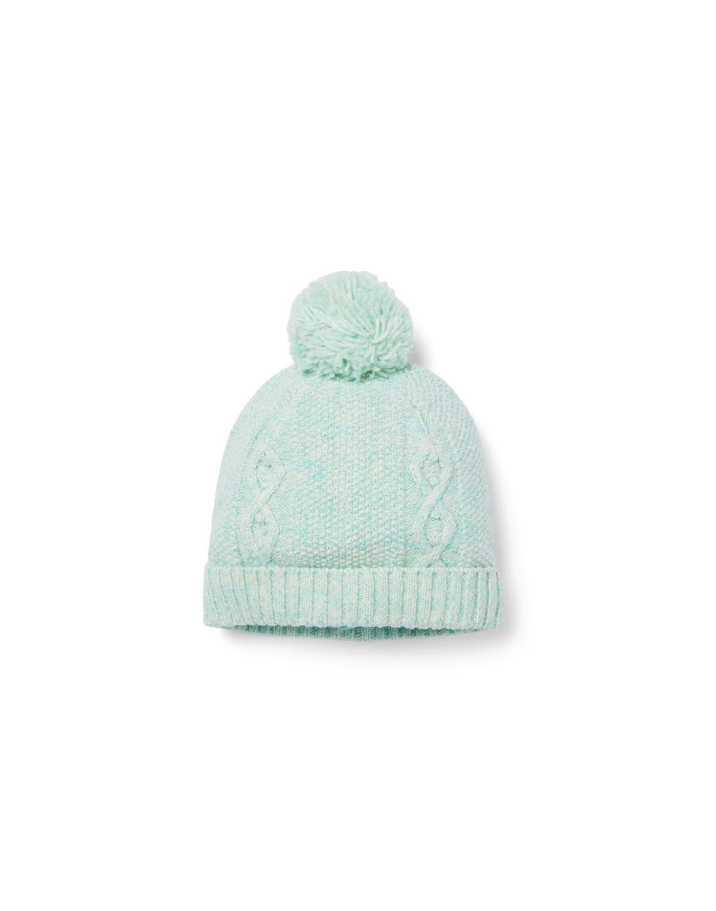 Baby Cable Knit Pom Beanie | Janie and Jack