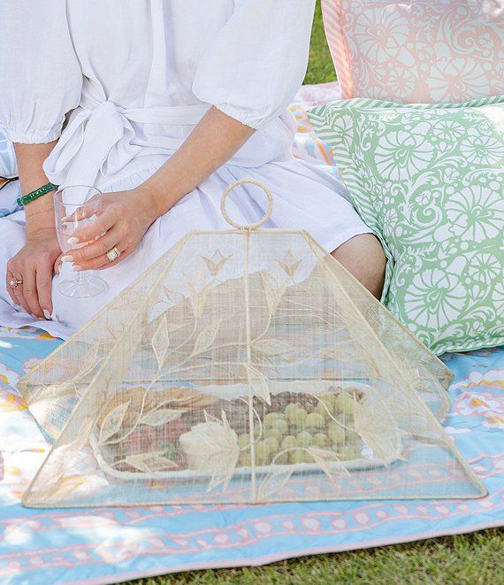 Southern Living x Nellie Howard Ossi Collection Rectangular Collapsible Food Cover | Dillard's | Dillard's