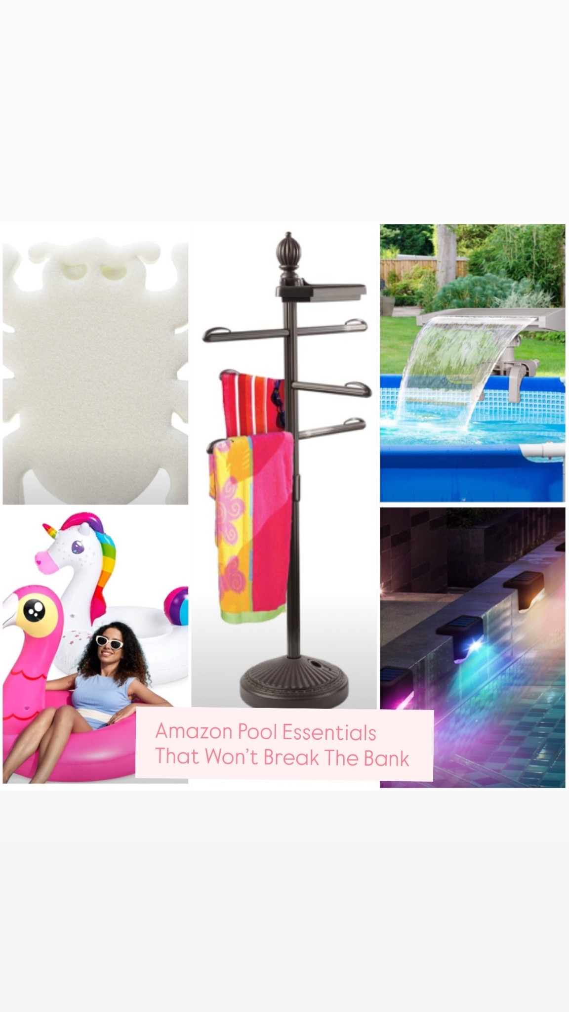 Amazon Pool Essentials that won’t break the bank.

I’m so glad you’re here! Make sure to follow for more 💕

#LTKStyleTip #LTKActive #LTKSeasonal