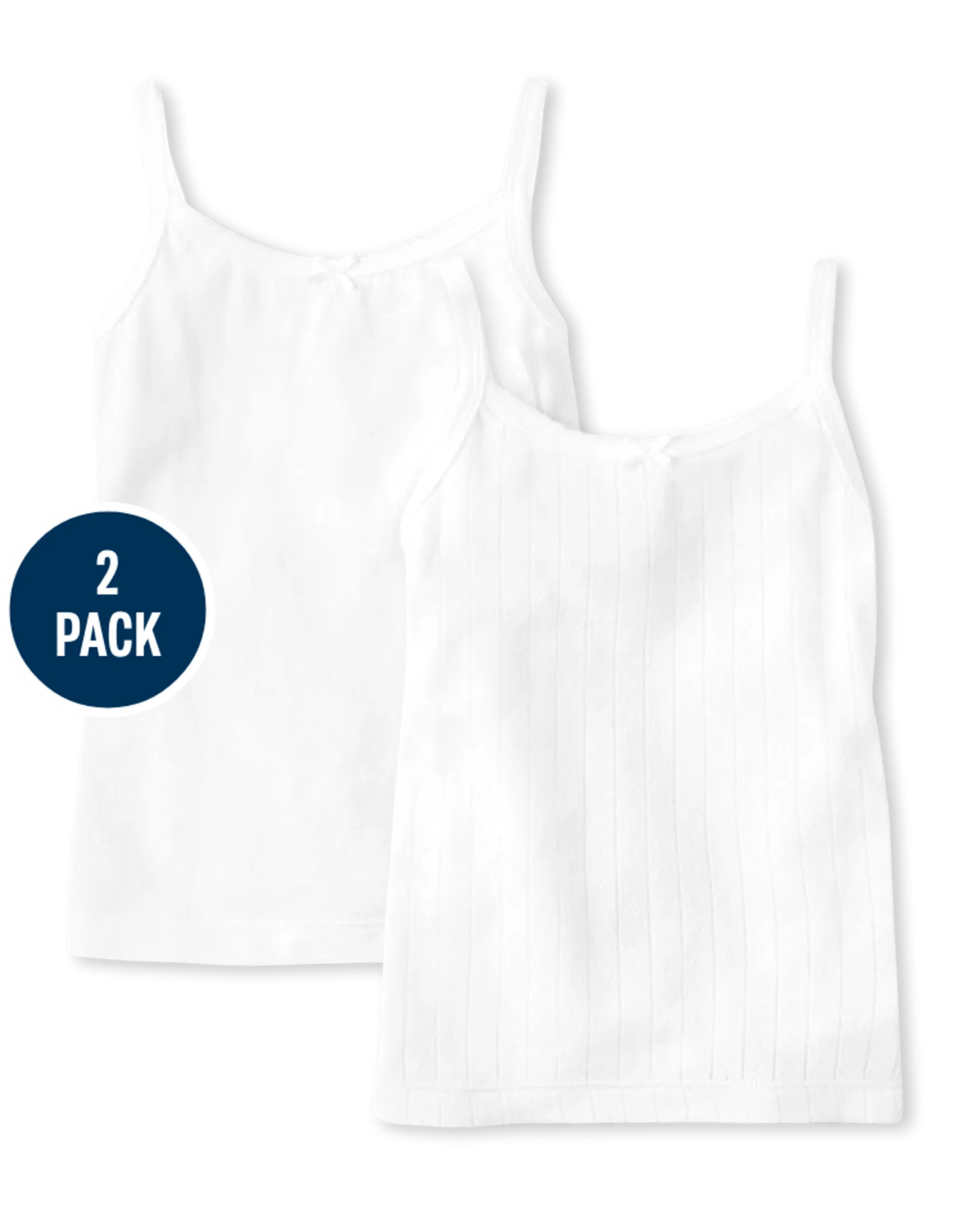 Girls Basic Cami 2-Pack - white | The Children's Place