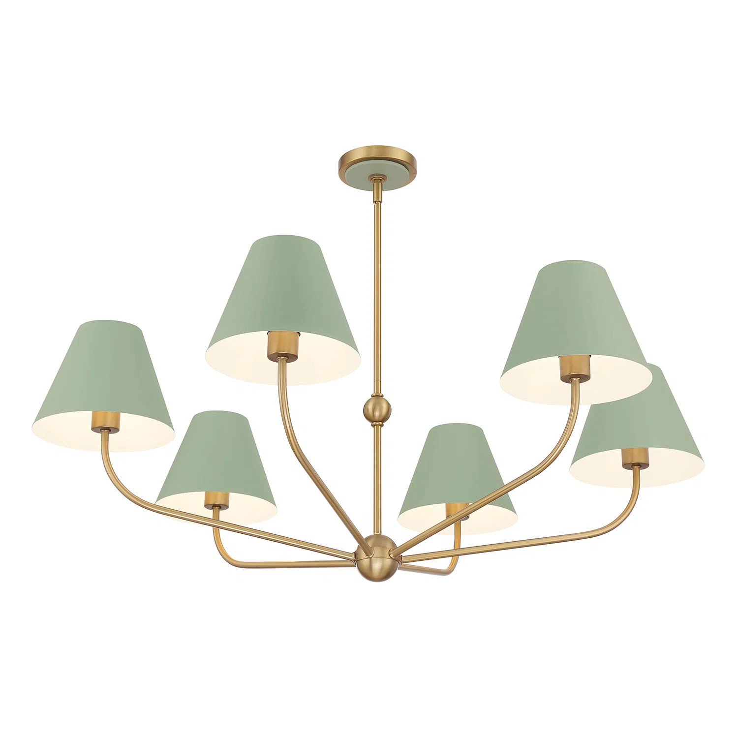 Ksyn 6 Light Vibrant Gold Chandelier | Wayfair North America