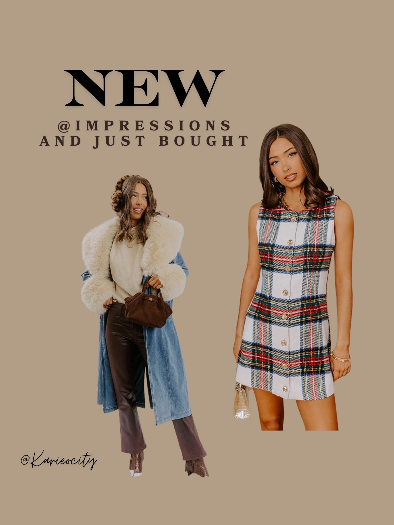 New @ Impressions Boutique and just bought. 

Christmas Dress// Jean Coat// Denim Coat with fur// Impressions Boutique// Winter fashion // gift guide for her 

#LTKGiftGuide #LTKHoliday #LTKFindsUnder100