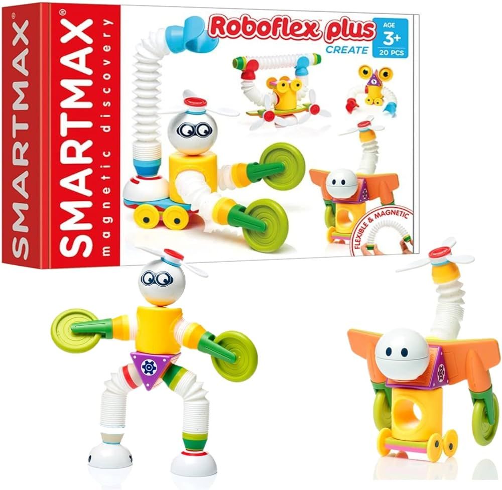 SMARTMAX - Roboflex Plus, Magnetic Discovery Play Set, 20 Pieces, 3+ Years | Amazon (US)