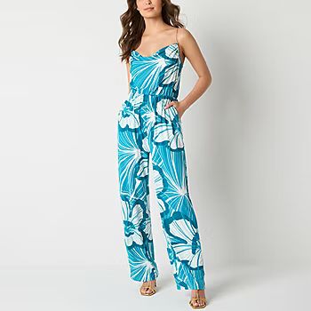 Bold Elements Chain Strap Cowl Jumpsuit Sleeveless Jumpsuit | JCPenney