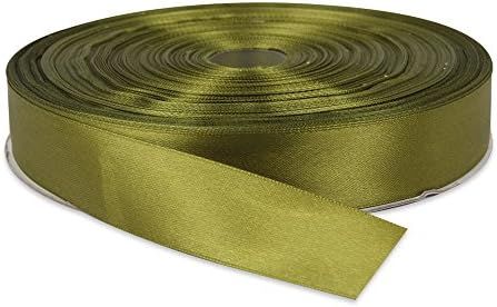 1” X 50 Yards Olive Green Ribbon | Amazon (US)