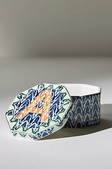 Monogram Trinket Dish | Anthropologie (US)