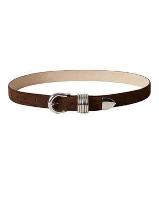 Hollyhock Suede Belt | FWRD 