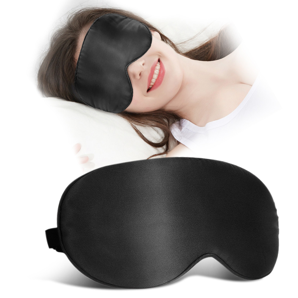 SUPTREE Mulberry Silk Dark Eye Sleep Mask for Women Men Kids Eye Covers for Sleeping Blind Fold N... | Walmart (US)