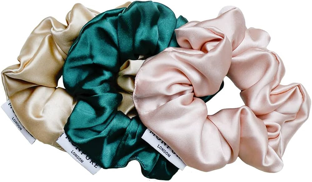 Amazon.com: Style and Protect Silk Scrunchie Trio : Luxury Stores | Amazon (US)