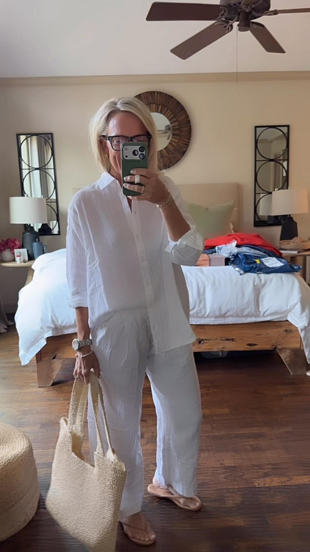 Loveee the white. 

Size small in pant and top 

#LTKSwim #LTKSaleAlert #LTKOver40