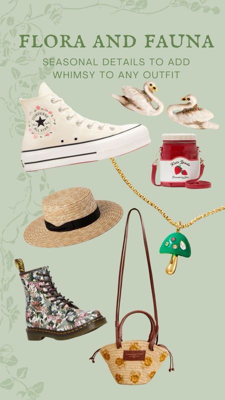 Spring and summer accessories. Cottagecore accessories. Swan earrings. Kate spade. 

#LTKFindsUnder100 #LTKSeasonal #LTKFindsUnder50